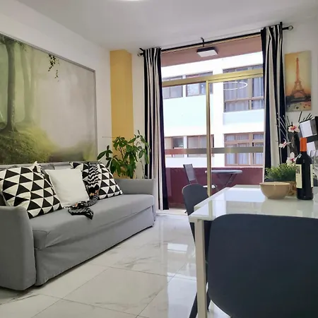 New 2 Bedrooms Gold Flat At Canteras With Balcony And Free Parking * Las Palmas de Gran Canaria