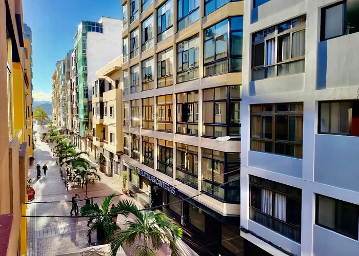 New 2 Bedrooms Gold Flat At Canteras With Balcony And Free Parking