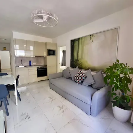New 2 Bedrooms Gold Flat At Canteras With Balcony And Free Parking * Лас-Пальмас-де-Гран-Канария