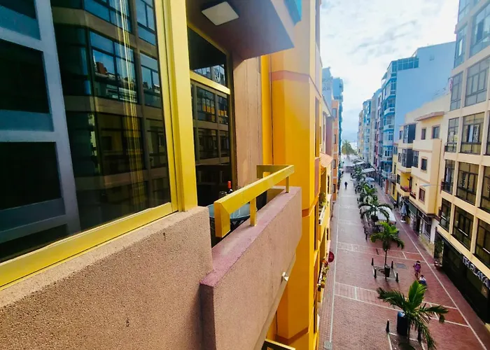 New 2 Bedrooms Gold Flat At Canteras With Balcony And Free Parking *